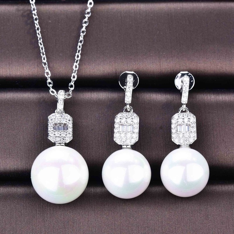 Luxury Premium Custom Nanyang Pearl Jewelry Set