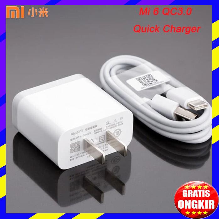 ACC HP QUICK CHARGER XIAOMI TYPE C ORIGINAL 100% MDY 08 ES CHARGE 3.0 FAST