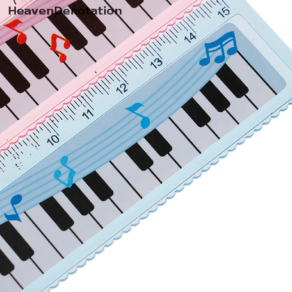 [HeavenDenotation] 1pc music ruler primary school students painting measuring scale creative ruler