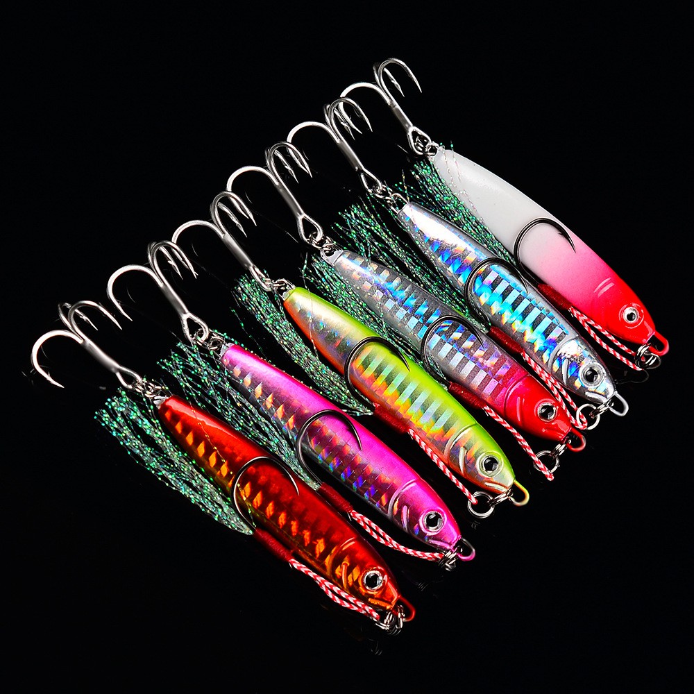 Lure metal jig metaljig umpan pancing jigging UL ultralight mancing casting castjig LF055 15G 20G 30