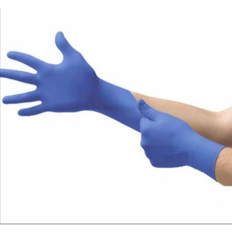 Sarung tangan  Nitrile Tex Grip Examination Gloves TexGrip kemenkes RI @100 pcs