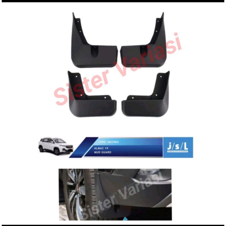 Mudguard/karpet lumpur mobil wuling almaz jsl