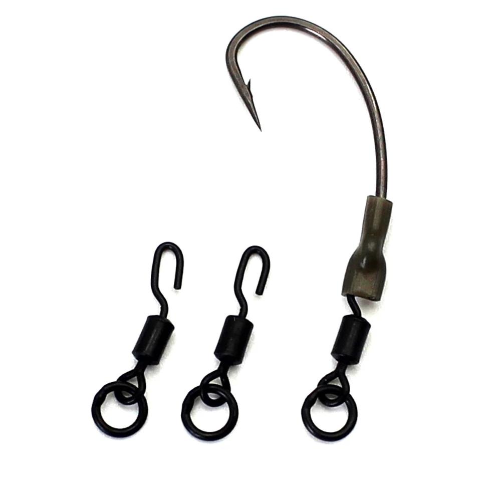 Agustina Spinner Putar 20Pcs Chod Pancing Quick Change Untuk Carp Rig Rig Rig Tackle Swivel Tackle