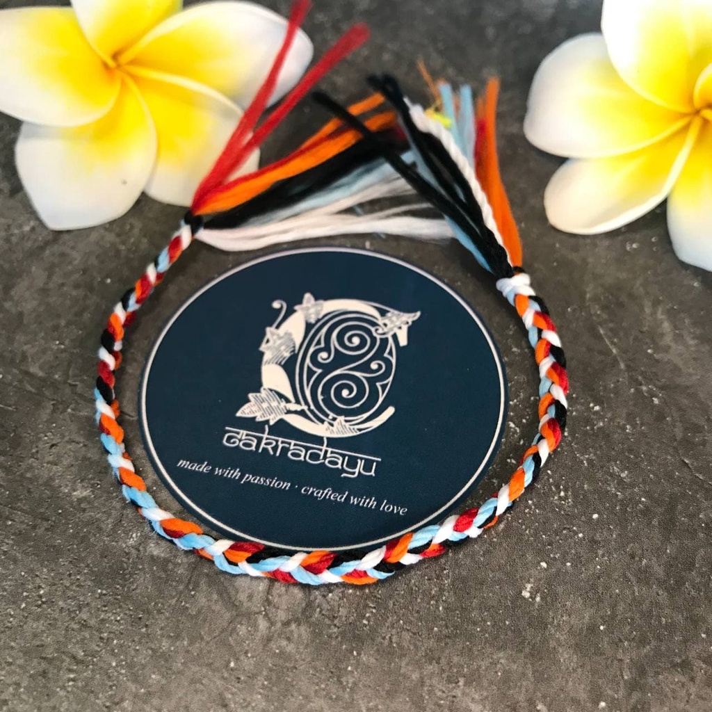 Gelang Pancadatu Polyester Premium asli khas Bali