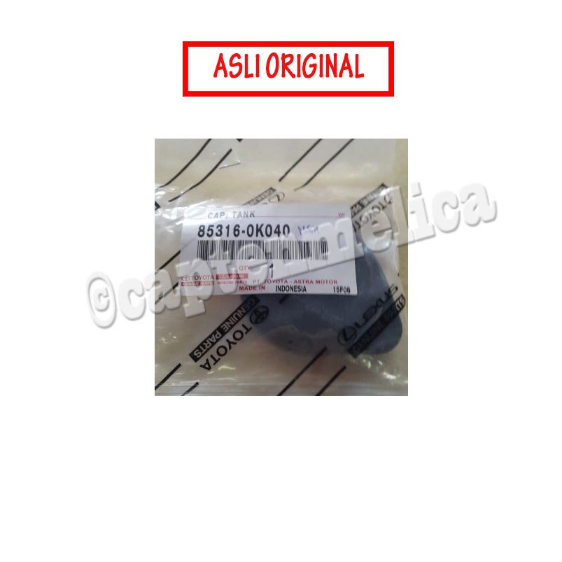 ORI tutup tabung Botol Tengki cadangan air wiper Toyota Innova Hilux Fortuner 2011 2012 2013 2014 20