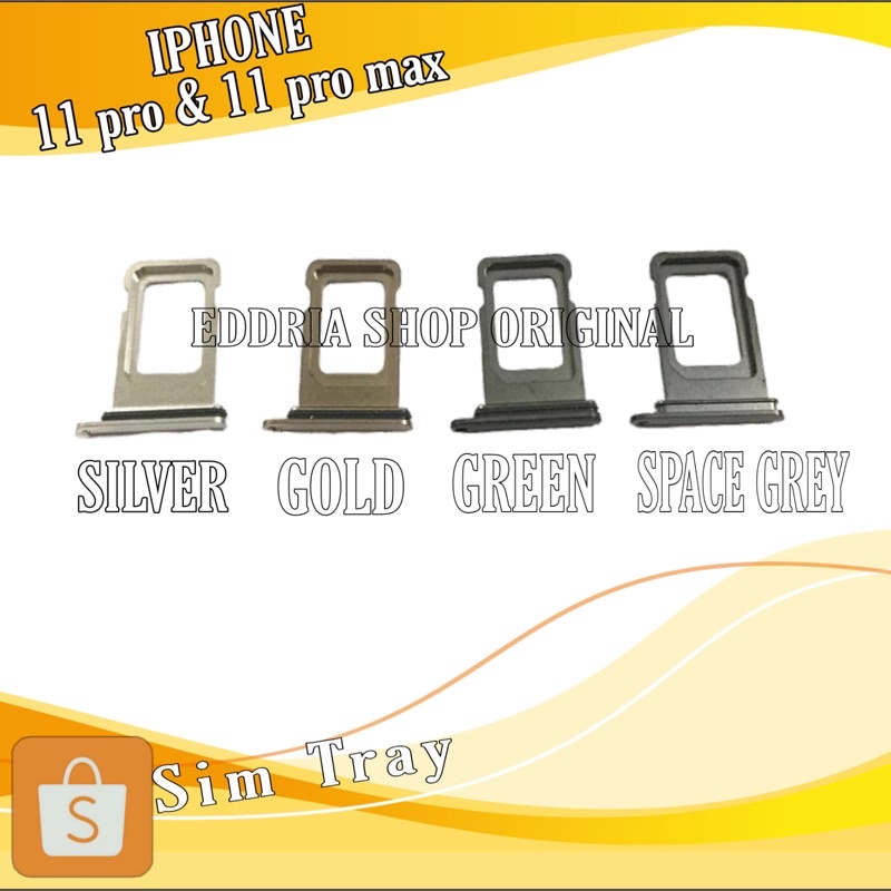 SIM TRAY / SLOT SIM CARD 11 PRO / 11 PRO MAX SINGLE ORIGINAL