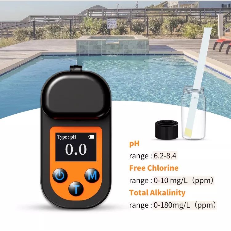 Water Qty Analyzer Photometer TR-1000-A2/3 pH Free Chlorine alkalinity