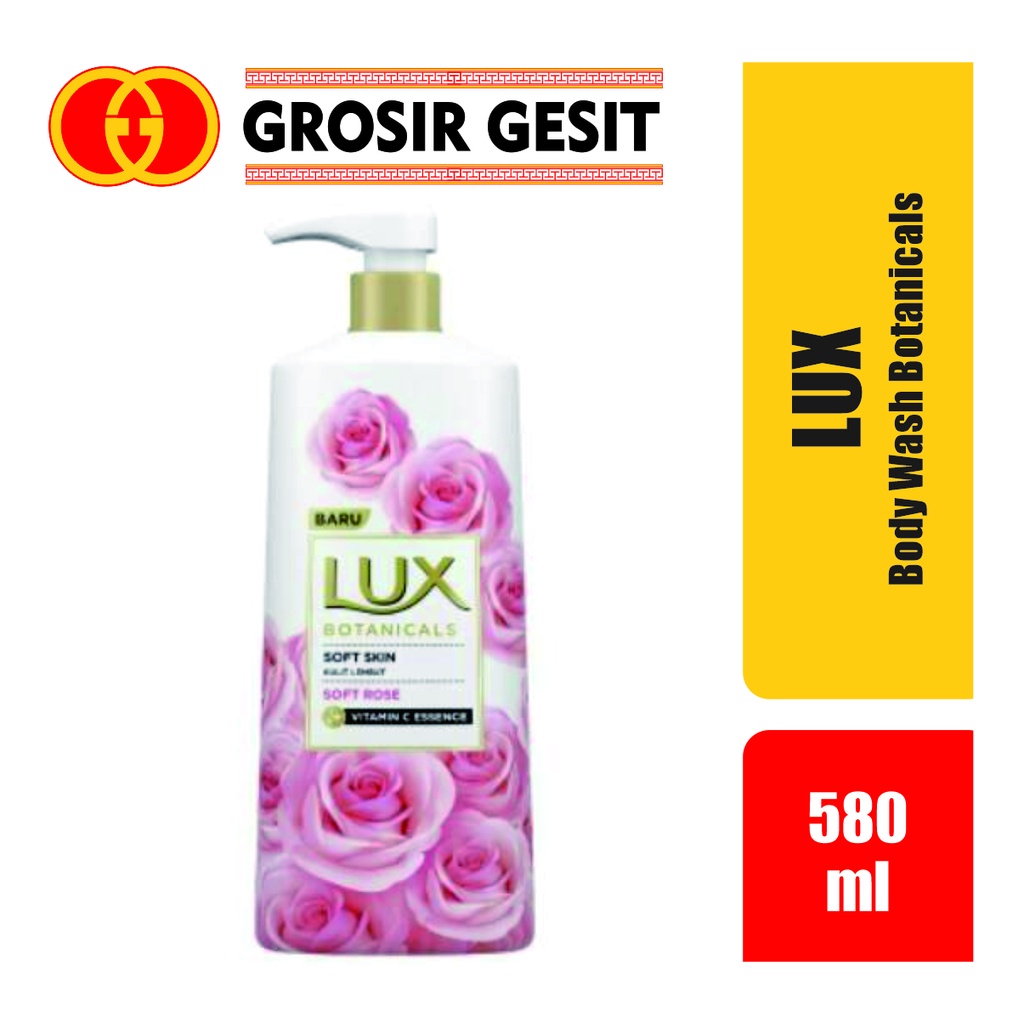 Lux Body Wash Soft Rose Pump 580 ml