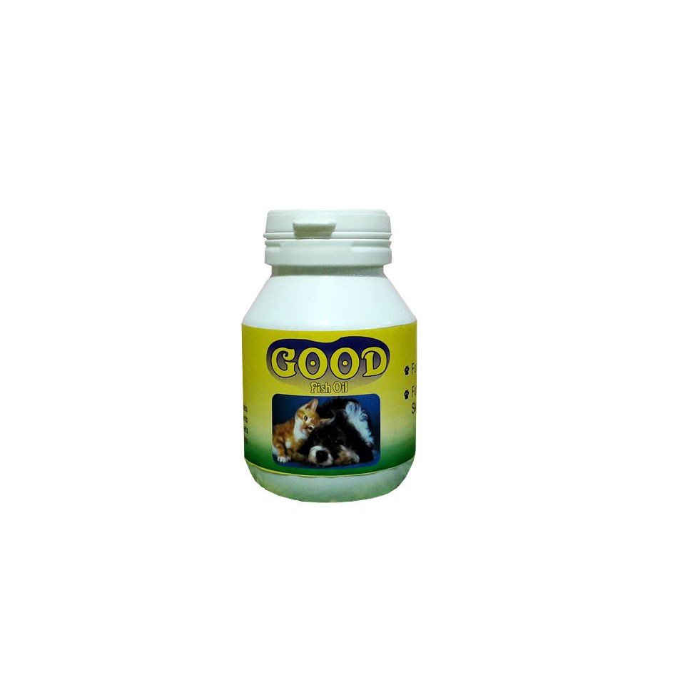 Minyak Ikan/FISH OIL untuk Anjing dan Kucing isi 100 pcs