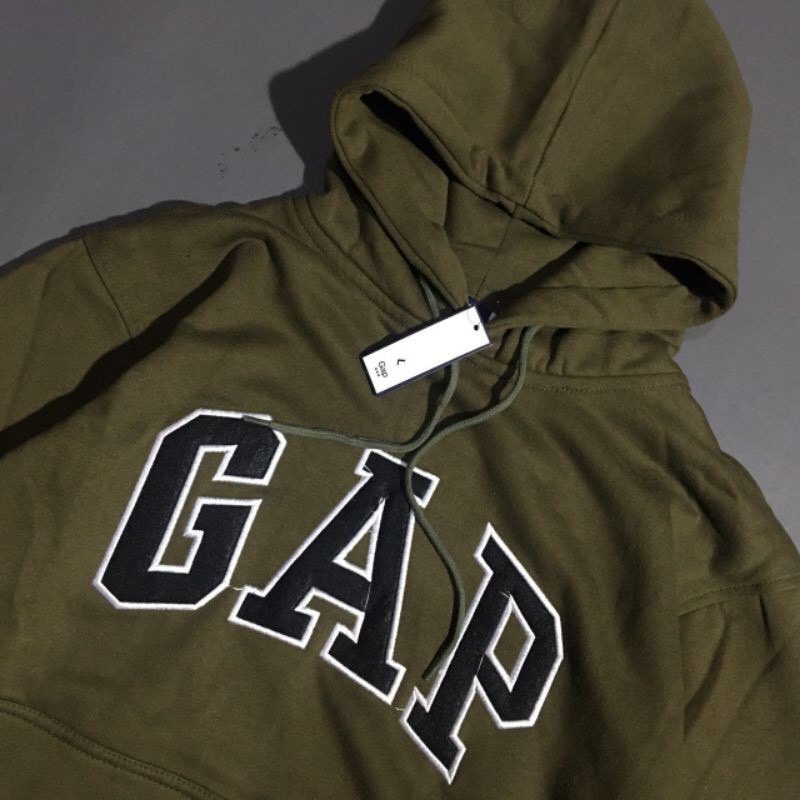 SWEATER HOODIE GAP ARMY FULLBORDIR&amp;FULLTAG ORIGINAL PREMIUM