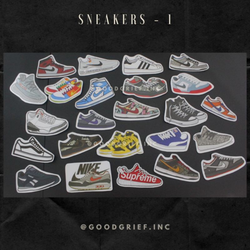 

Sticker Pack Sneakers (24pcs) | stiker cutting murah