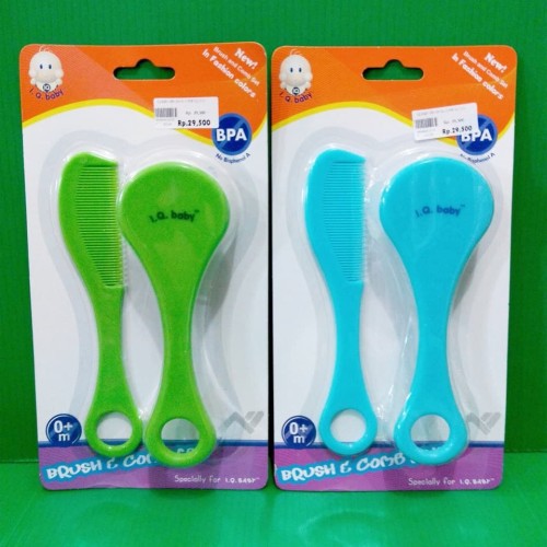 IQ Baby Sisir Bayi Brush &amp; Comb 124/ Sisir bayi set