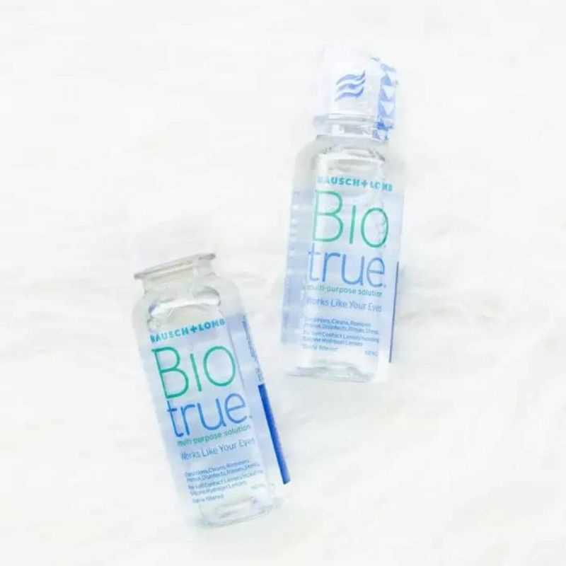 BIO TRUE KECIL CAIRAN PEMBERSIH SOFTLENS 60 ML ANTIBAKTERI SOLUTION