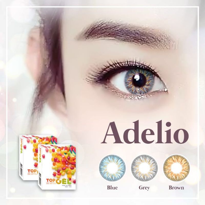 SOFTLENS TOPGEL ADELIO BROWN ( NORMAL S/D -600) 14.5 mm