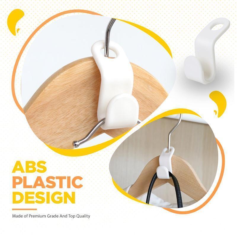 Gantungan baju pakaian Hook Pengait sambungan hanger Kait plastik Clothes Hanger Connector Hooks - 1 pcs