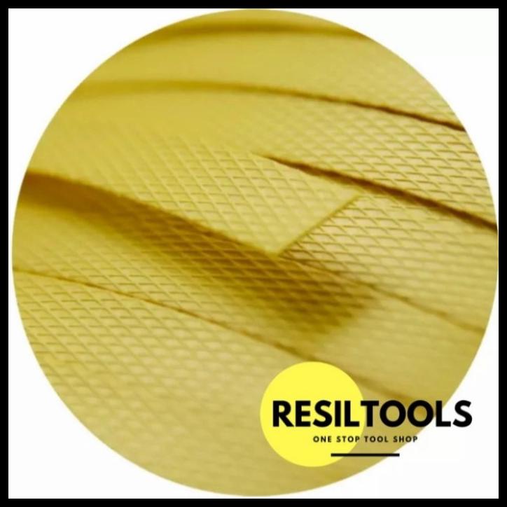 Tali Plat Strapping Plastik Kuning 11Mm Pengikat Peti Barang 10 Meter