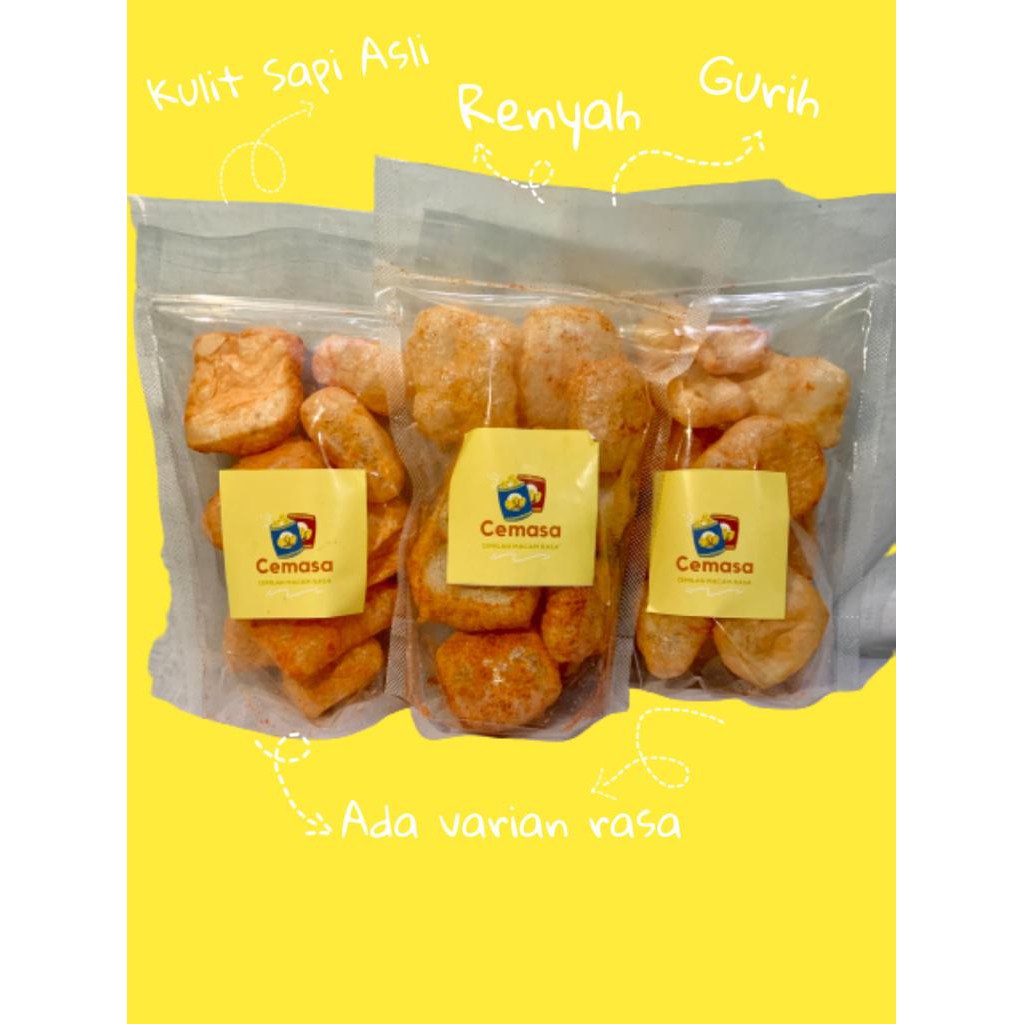 

KERUPUK KULIT DOROKDOK VARIAN RASA CEMILAN KHAS JAWA BARAT (kemasan 300 gram)