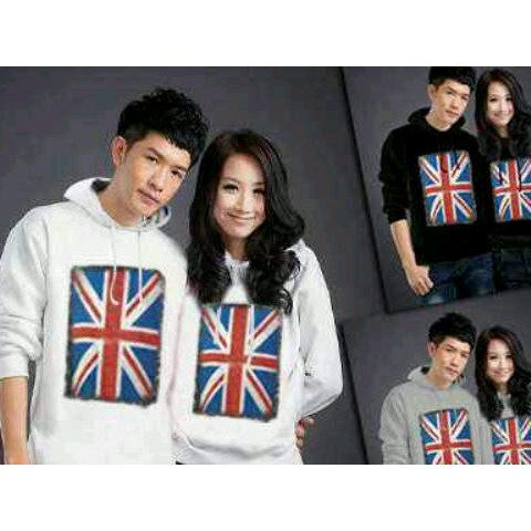 Jaket Couple England Bendera Jaket Pasangan