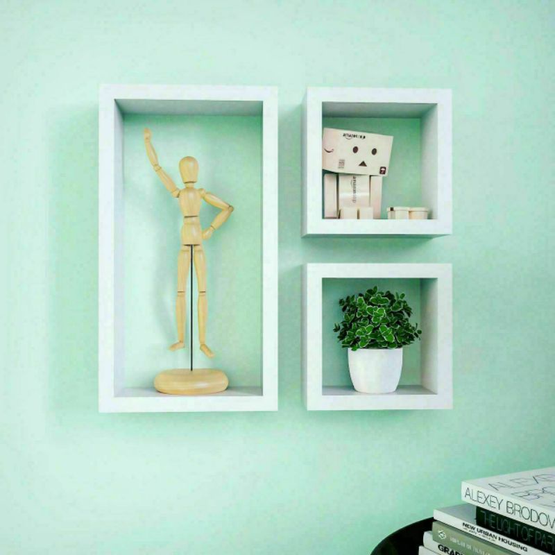 Model Rak Meja Tv Minimalis Kayu Palet Alumunium Besi Gantung Dinding Tembok Modern Tempel Ld