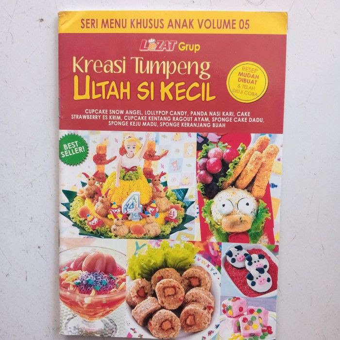 seri menu khusus anak vol 05 kreasi tumpeng ultah di kecil full warna