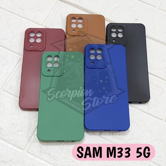 CASE SAMSUNG M33 5G - SOFTCASE MACARON PRO CAMERA SAMSUNG M33 5G 2022 - SS