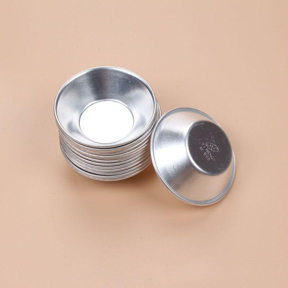 [Elegan] Cetakan Egg Tart Aluminium Tools Cookie Reusable Cupcake Pudding Mold