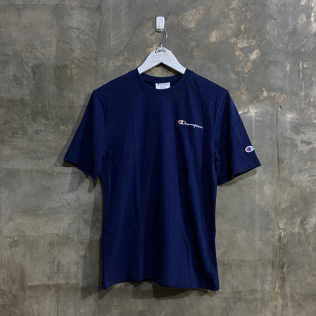 Endarfootwear - Champion Tee Mini Script Dark Blue