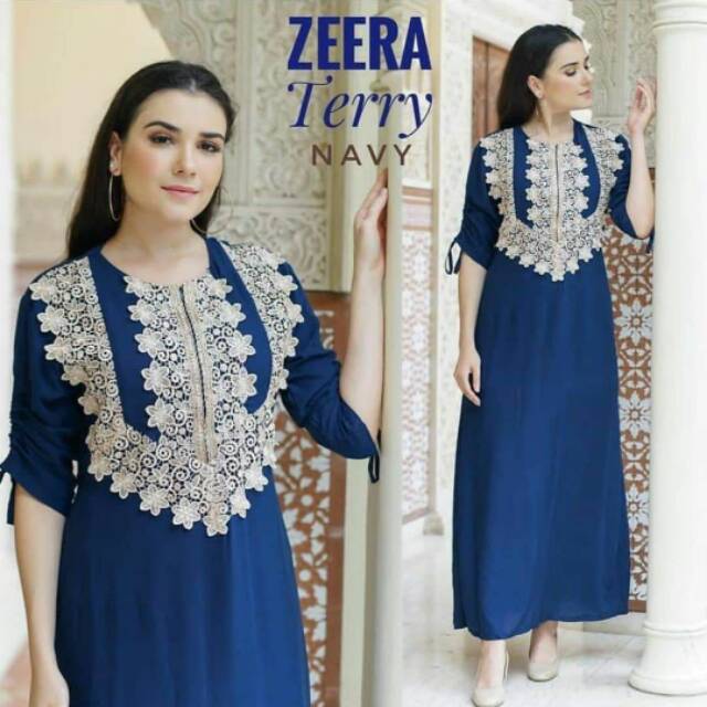 SEKDRESS BATIK DASTER CAP HALUS ASLI PEKALONGAN SEKDRESS ZEERA TERY