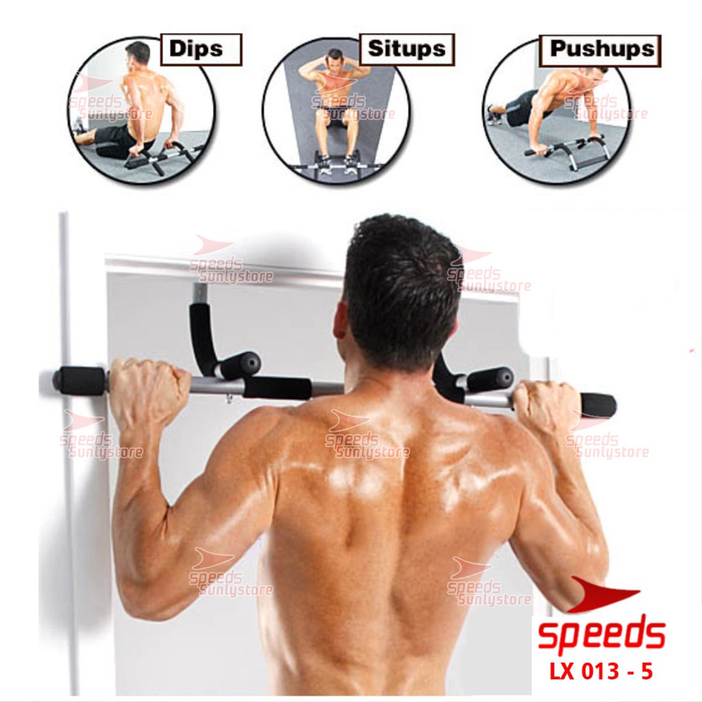 Jual SPEEDS Pull Up Bar/Iron Gym /Chin up / Bar Pintu Gantungan Samsak