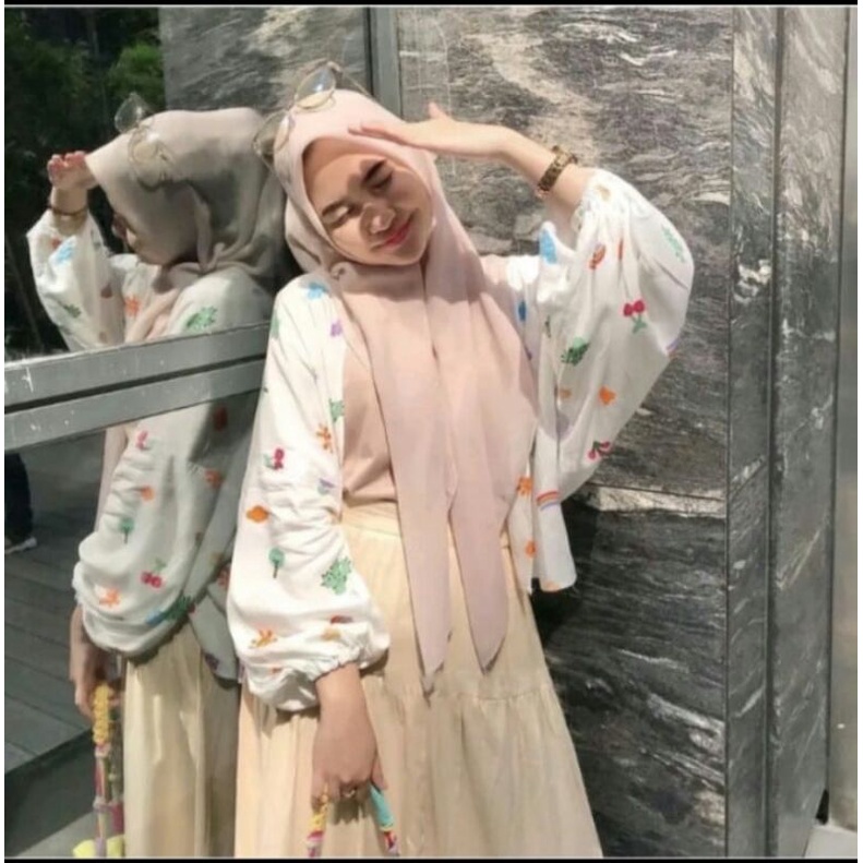 KIYOWO OUTER//OUTER LENGAN BALON