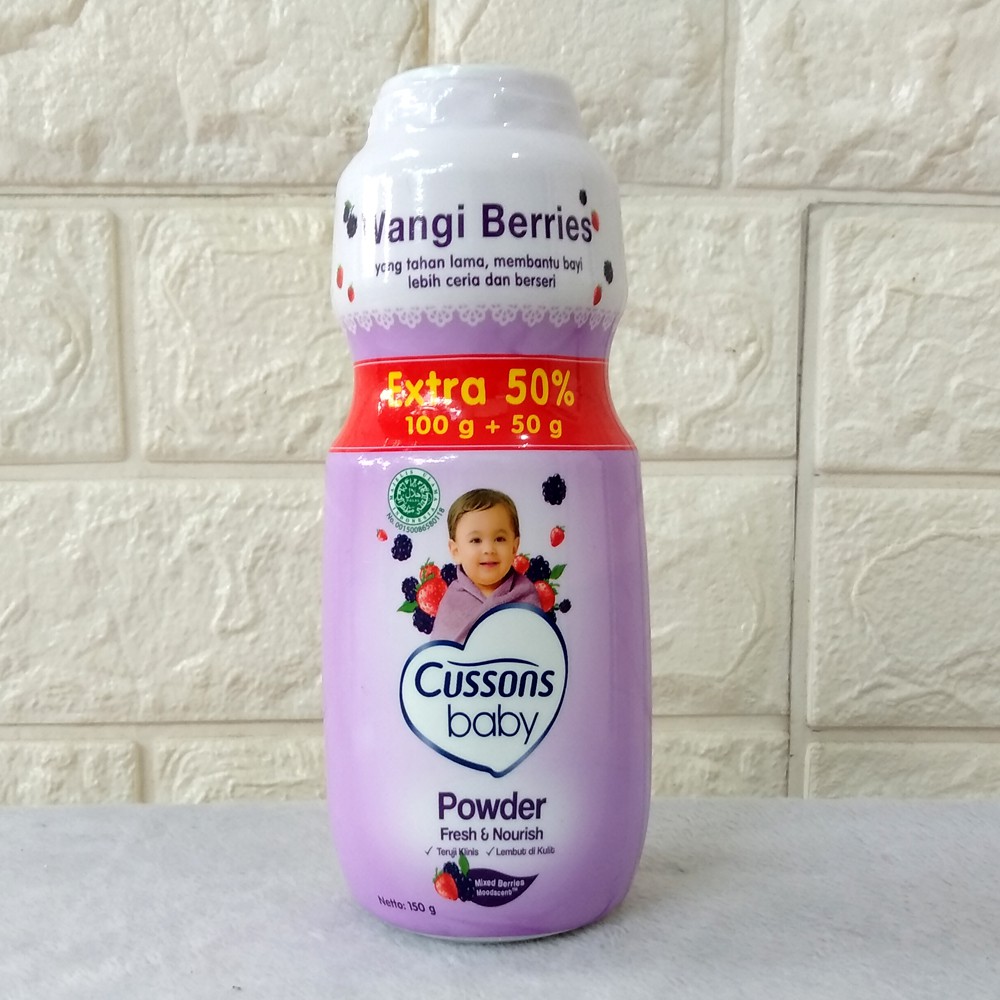 BEDAK Bayi CUSSONS 100 + 30 gr Baby  Powder  tabur bayi cusson  melindungi kulit dari biang keringat