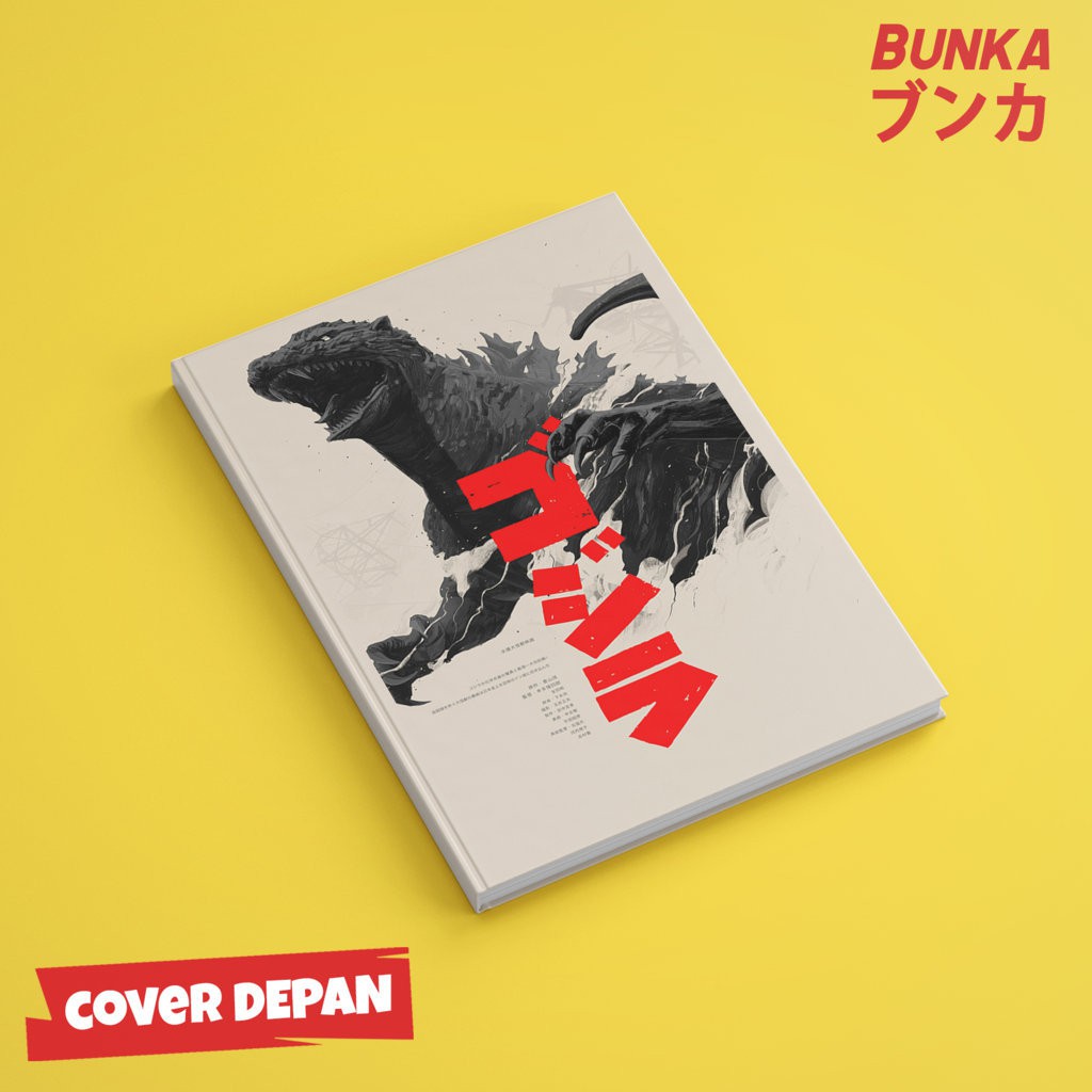 

Notebook Godzilla 7A Hardcover A5 Buku Tulis Catatan Note Agenda Planner Jurnal
