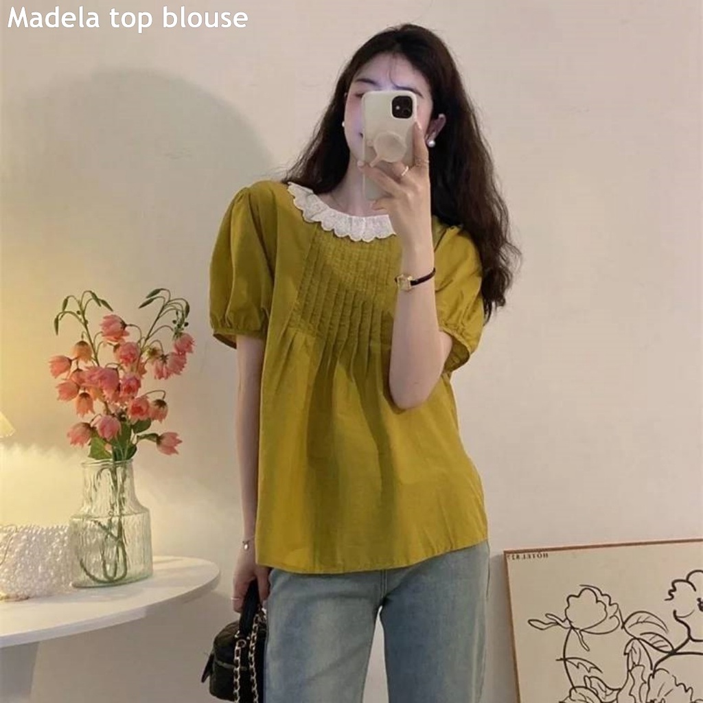 Madela top blouse - Thejanclothes