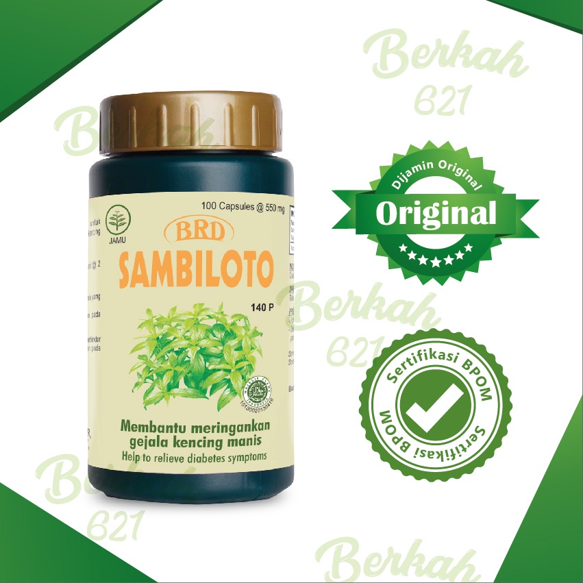 Sambiloto 100 Kapsul - Ekstrak Sambiloto - Borobudur Herbal