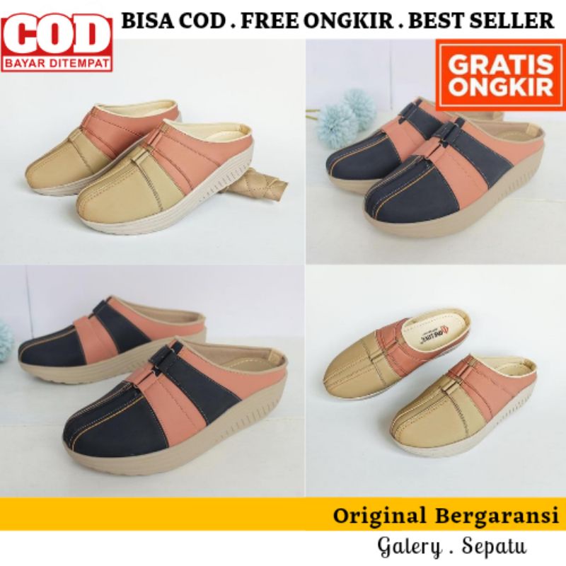 One Love Sepatu Wanita Wedges Casual Terbaru One Love Original Branded Sepatu Sendal Wedges Wanita B