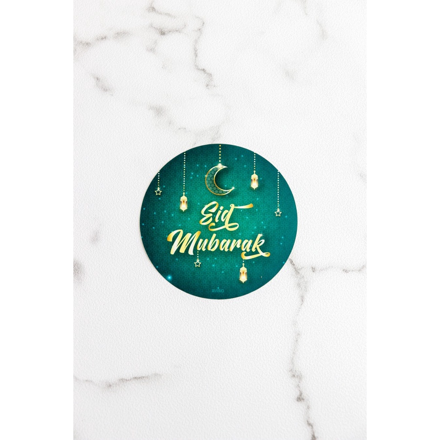 

Stiker idul fitri | Stiker Eid-Mubarak | Stiker lebaran Bulat 7 x 7cm