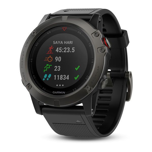 Garmin Fenix 5x Sapphire Slate - Gray GPS Watch SEA