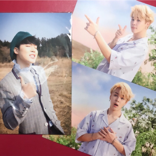 BTS jimin broadcast pc/cards (fire & dna)