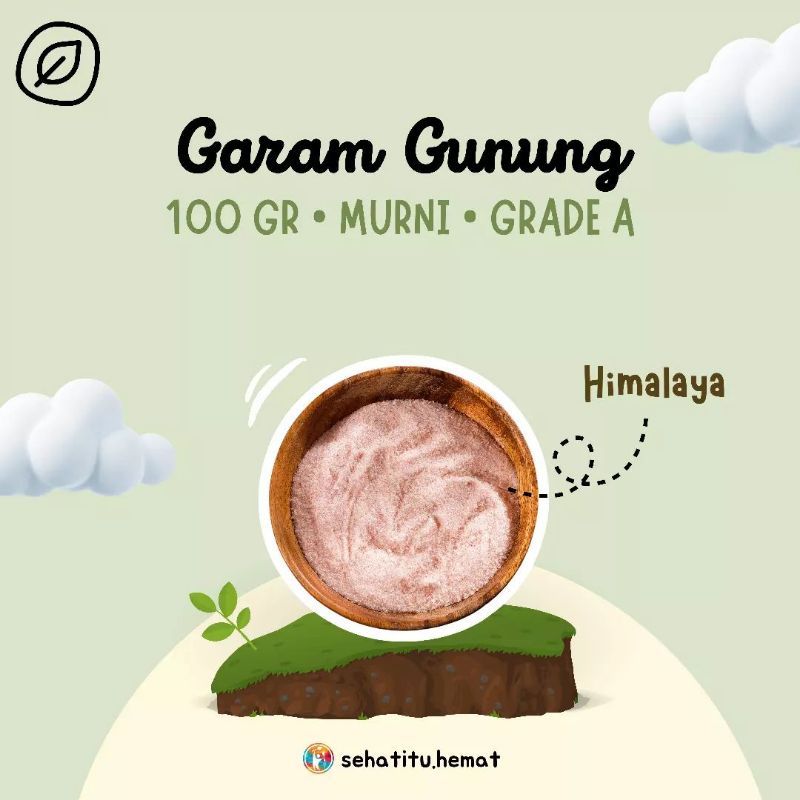 

Garam Himalaya Asli NO OPLOS 100gr