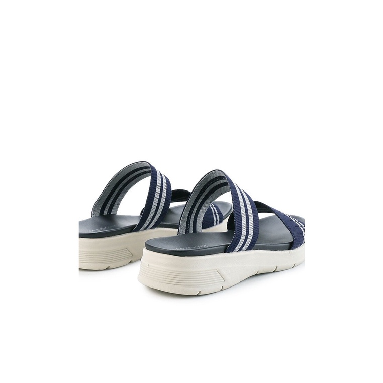 SANDAL FLAT OBERMAIN WANITA ORIGINAL SLIDE ASLI TERBARU BIRU NAVY OW04