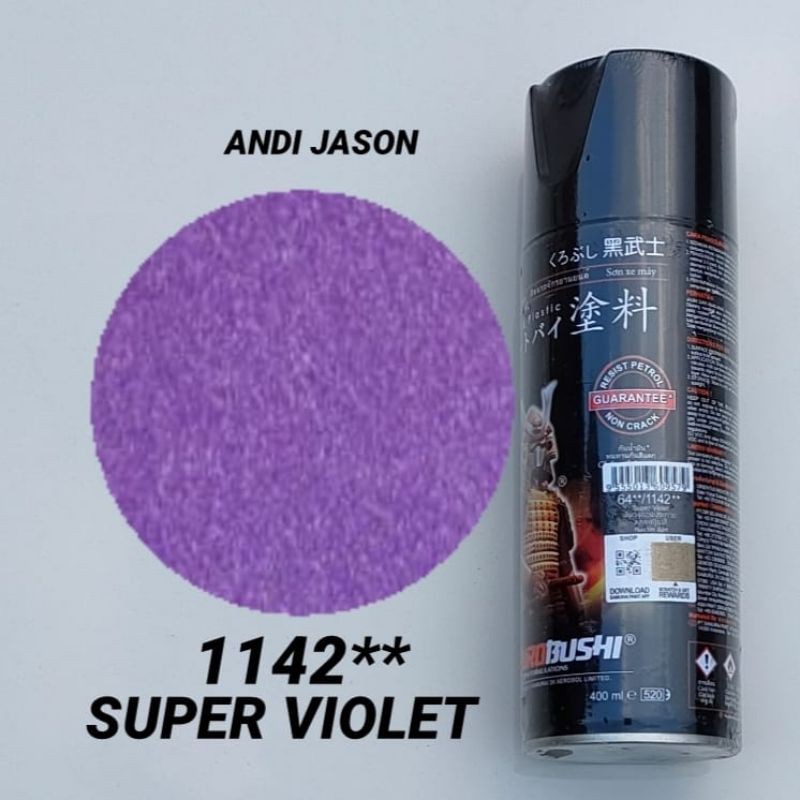 CAT SEMPROT SAMURAI PAINT 400 CC NO 1142** SUPER VIOLET