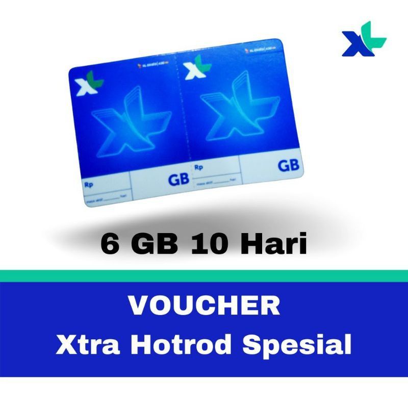 Voucher XL 6 GB 10 Hari Kota Tertentu