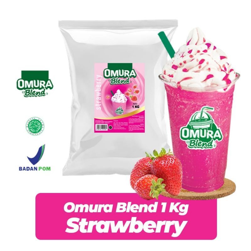 

SERBUK MINUMAN OMURA BLEND STRAWBERRY 1 KG