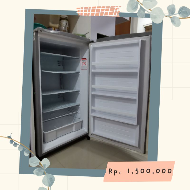 Preloved Freezer ASI 4 Rak Merk Aqua