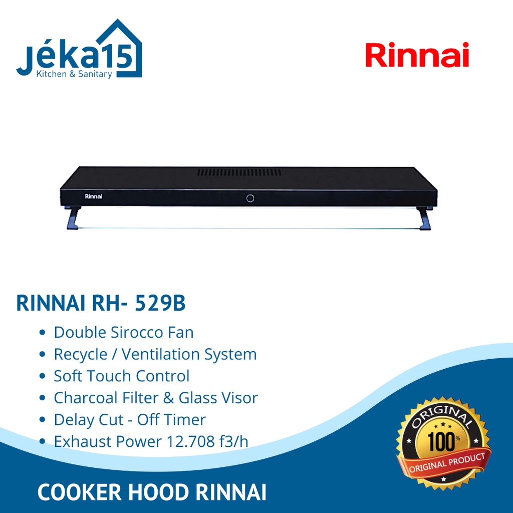 PENYEDOT ASAP II TUDUNG HISAP RINNAI II COOKER HOOD RINNAI RH- 529B