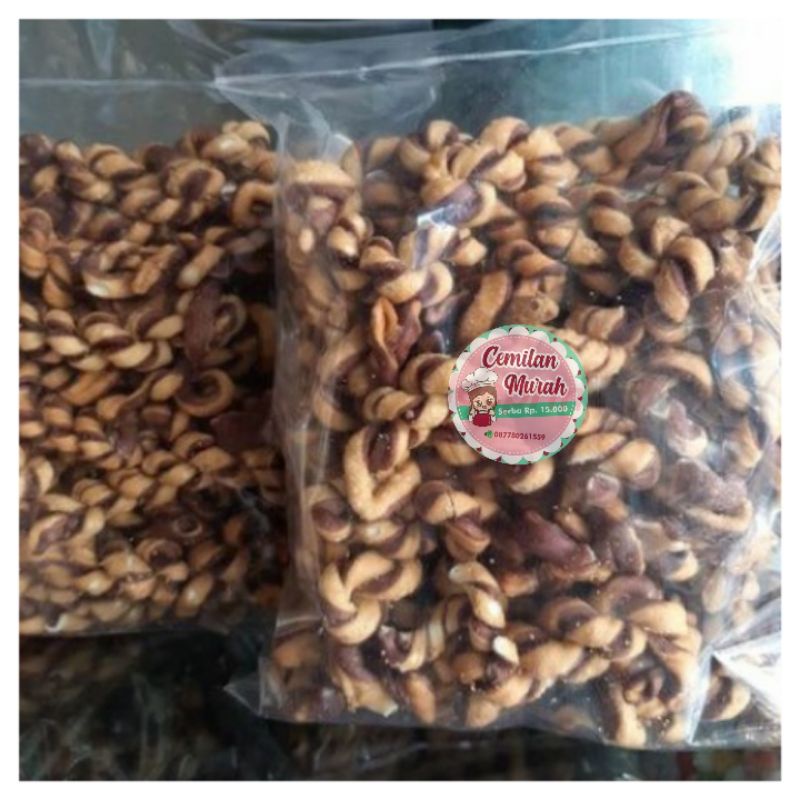 

untir untir kue tambang 250 gr untir untir kue Snack untir untir manis