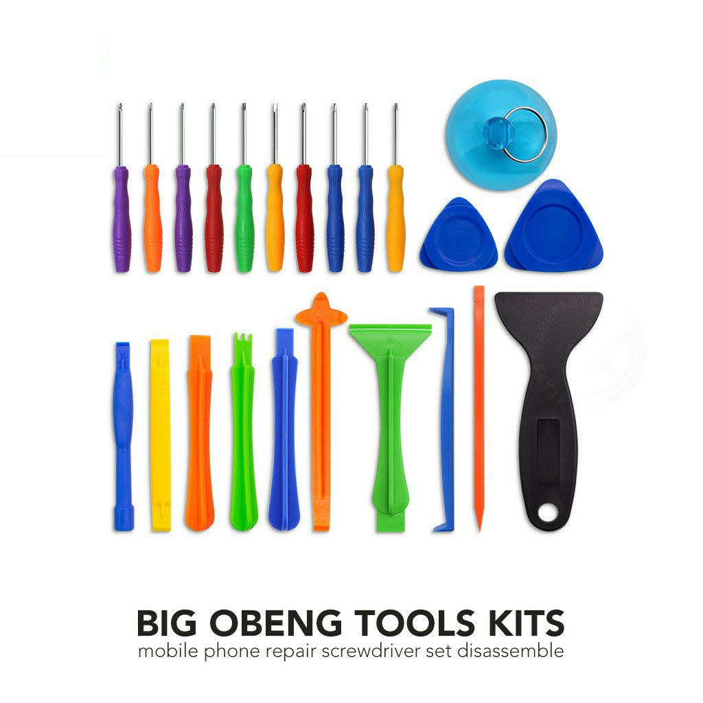 obeng set opening tools pembuka hp lengkap / alat servis