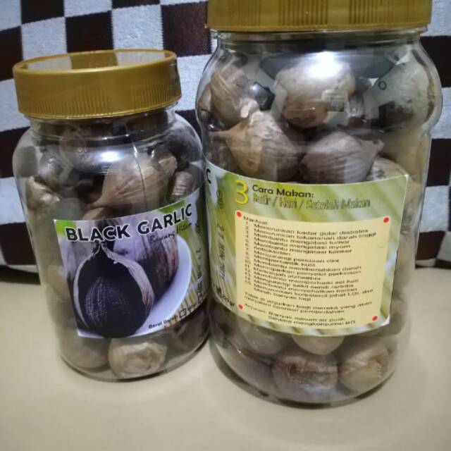 

Black garlic atau bawang hitam