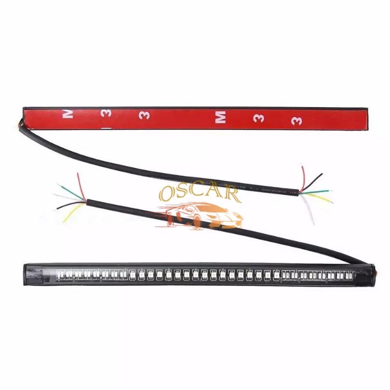 Lampu LED Rem Led Strip 3 in 1 DRL Sein Stop Rem 17 cm Fleksibel