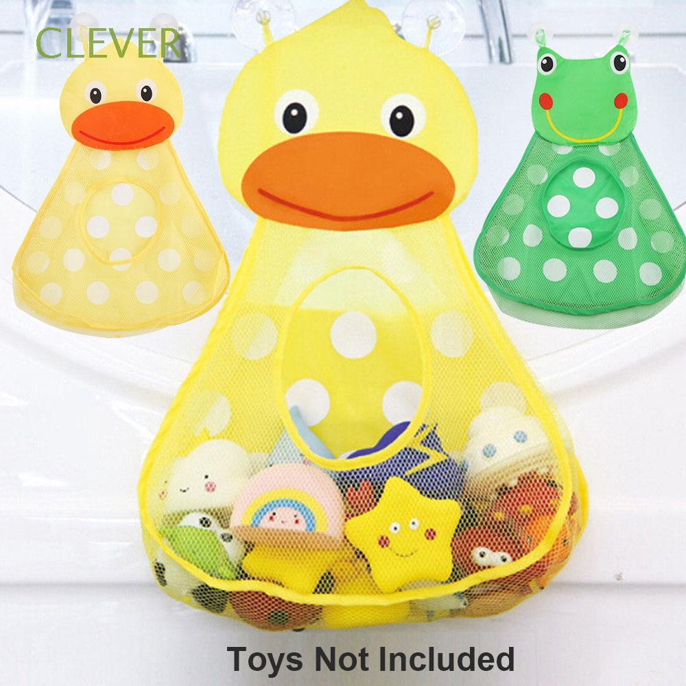 Tas Jaring Gantung Bentuk Hewan Bebek Untuk Mainan Mandi Anak